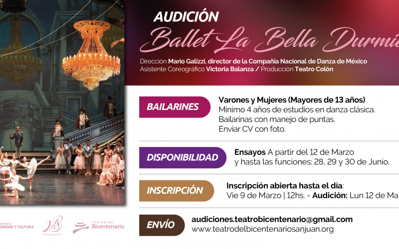 Audición para bailarines