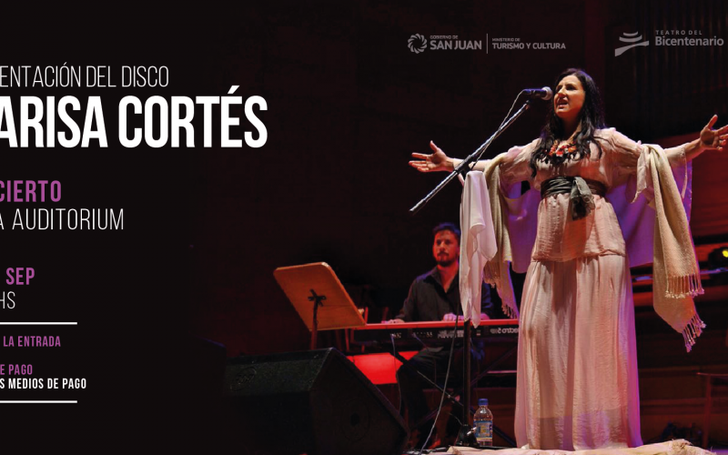 Marisa Cortés en el Bicentenario