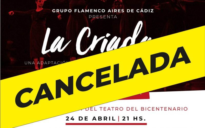 Cancelación de función «La Criada»