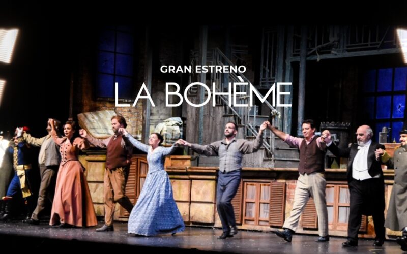 Con gran ovación del público, estrenó “La Bohème” en el Teatro del Bicentenario