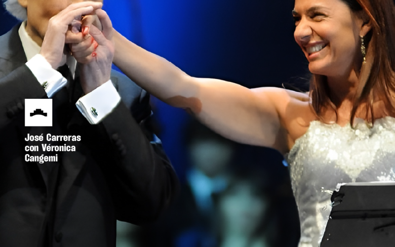 SAN JUAN RECIBE A JOSÉ CARRERAS, junto a VERÓNICA CANGEMI, EN SU GIRA DESPEDIDA MUNDIAL