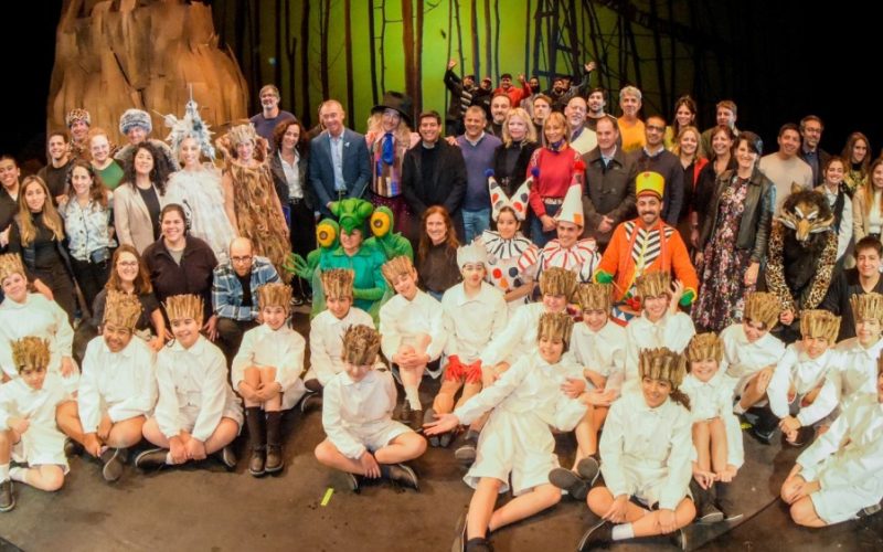 Pinocchio: autoridades provinciales recorrieron el corazón de la ópera hecha en San Juan