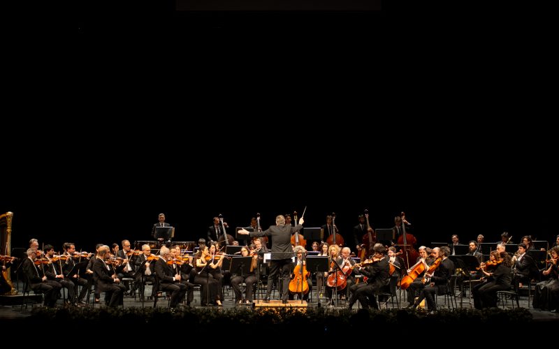 La Orquesta Sinfónica Nacional llegó por primera vez al Teatro del Bicentenario en el marco de sus 10 años